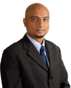 Assuria Director Client Services portrait photo of Vijay Parabdeen.